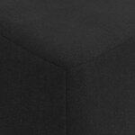 vidaXL Canapé-lit pliable Noir 60 x 70 x 41 cm Tissu