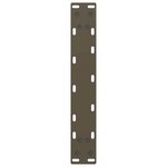 vidaXL Pieds de table console en U  2 pièces  acier naturel  38 x (72-73) cm