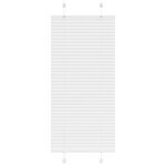 vidaXL Store plissé blanc 60x150 cm largeur du tissu 59 4 cm polyester