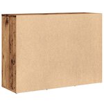 vidaXL Buffet vieux bois 88x30x64 cm bois d'ingénierie