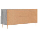 vidaXL Meuble TV sonoma gris 102x36x50 cm bois d'ingénierie