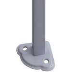 vidaXL Tente de réception pliable avec 2 parois 2x2 m Acier Anthracite