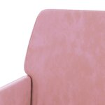 vidaXL Banc Rose 108x79x79 cm Velours