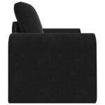 vidaXL Canapé-Lit Noir 98 x 71 x 83 cm Velours