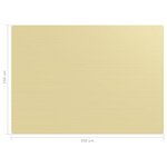 vidaXL Tapis de tente 250x350 cm Beige