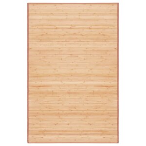vidaXL Tapis en bambou 100x160 cm Marron