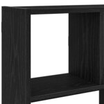 vidaXL Étagère cube murale 12 compartiments noir bois d'ingénierie