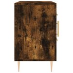 vidaXL Buffet chêne fumé 100x36x60 cm bois d'ingénierie