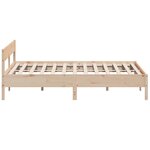 vidaXL Cadre de lit sans matelas 180x200 cm bois massif de pin