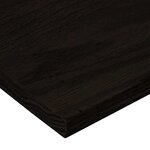vidaXL Marches d'escalier 2 Pièces marron foncé 90x30x2 cm chêne massif