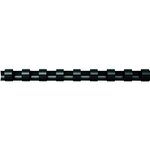 Baguettes de reliure plastiques  Format A4   noir  16mm Pack de 25 FELLOWES