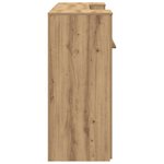 vidaXL Bureau réception chêne artisanal 200x50x103 5cm bois ingénierie