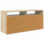 vidaXL Basboard avec tiroir Chêne Sonoma 102 x 32 x 48 5 cm