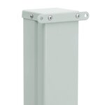 vidaXL Auvent latéral rétractable de patio 120x500 cm Gris