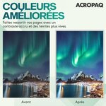 ACROPAQ 100 Pochettes de plastification A4 - 100 mic 100 Feuilles de plastification Standard- Brillantes Qualité- Coins arrondis