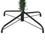 vidaXL Sapin de Noël artificiel à charnières avec neige floquée 210 cm