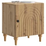vidaXL Cabinet de chevet Chêne artisanal 43 x 34 5 x 50 cm