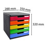 Module De Classement Modulo Iderama 5 Tiroirs Fermés - Arlequin - Exacompta