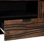 vidaXL Meuble TV Marron 105 x 33 x 46 cm bois de manguier massif