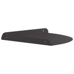 vidaXL Étagère Flottante d'Angle 4 pc Noir 30 x 30 x 2 cm