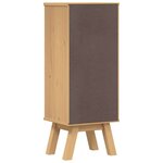 vidaXL Armoire de salle de bain Olden Marron 35 x 30 x 90 cm