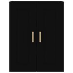 vidaXL Armoire murale noir 69 5x32 5x90 cm bois d'ingénierie