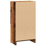 vidaXL Bibliothèque vieux bois 40x24x76 cm bois d'ingénierie