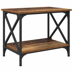 vidaXL Table d'appoint Bois ancien