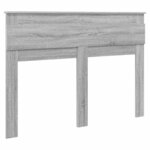 vidaXL Tête de lit Gris Sonoma 150 cm Bois d'ingénierie