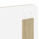 vidaXL Tête de lit Chêne Sonoma 140 cm Bois d'ingénierie