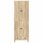 vidaXL Ensemble de Meubles 2 Pièces 66 x 34 5 x 95 cm Bois d'ingénierie