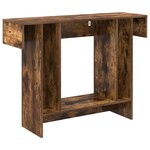 vidaXL Chêne Fumé 101 x 30 x 74 cm