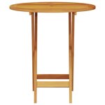vidaXL Ensemble bistro pliant 3 Pièces Marron Bois d'acacia massif