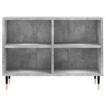 vidaXL Meuble TV gris béton 69 5x30x50 cm bois d'ingénierie