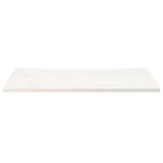 vidaXL Dessus de bureau blanc 110x60x2 5 cm bois massif de pin