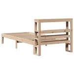 vidaXL Cadre de lit avec tête de lit sans matelas 90x200 cm
