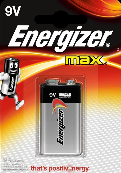 Blister de 1 Pile Max 6LR61 9V ENERGIZER