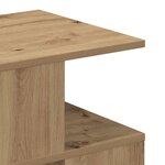 Table d'appoint vidaXL en chêne 40x40x40 cm en bois d'ingénierie