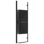 vidaXL Cabine de douche pliable ESG 100x140 cm Noir