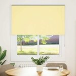 vidaXL Store enrouleur occultant jaune largeur du tissu 116 6 cm
