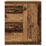 vidaXL Buffet avec tiroirs vieux bois 71x35x84 cm bois d'ingénierie