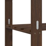 vidaXL Support de rangement à 3 niveaux marron 60x38x90 cm bois de pin