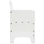 vidaXL Chaise de jardin 2 Pièces Blanc 53 x 49 x 85 cm PP