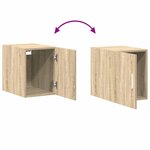vidaXL Armoire de rangement mince chêne sonoma 30x42 5x225 cm