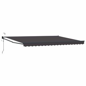 vidaXL Auvent rétractable électrique Anthracite 4 × 3 m