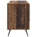 vidaXL Meuble TV 102 x 34 5 x 50 cm Bois ancien Bois d'ingénierie