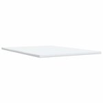 vidaXL Sommier à lattes de lit avec matelas Crème 140x190 cm Tissu