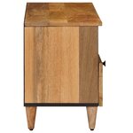 vidaXL Meuble TV Naturel 100 x 33 x 46 cm Bois de mangue massif