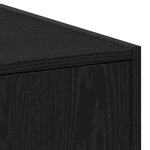 vidaXL cabinet apothicaire Chêne noir 40x41x144 5 cm Bois d'ingénierie