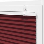 vidaXL Store plissé rouge bordeaux 85x150 cm largeur du tissu 84 4 cm